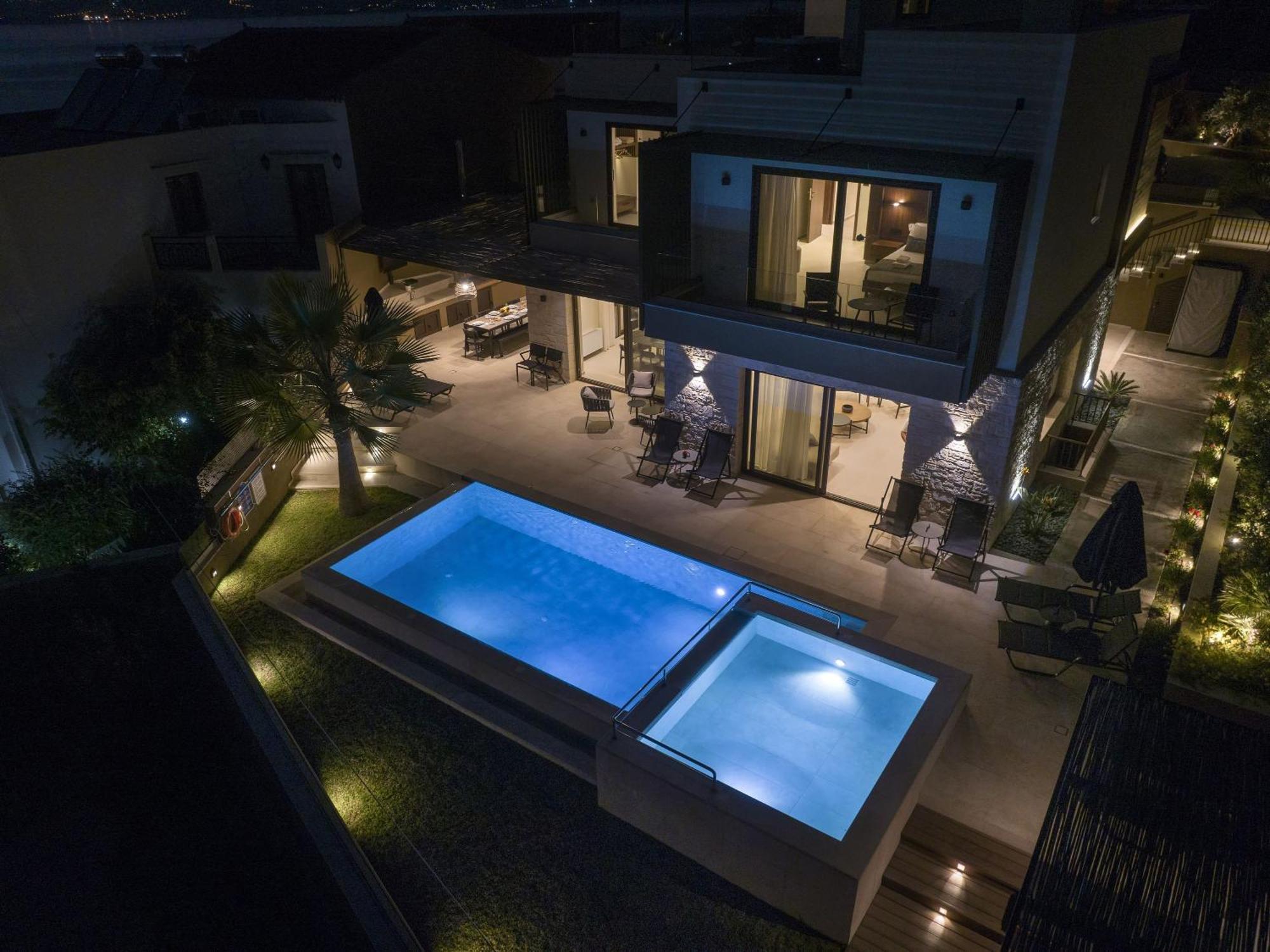 Almi-Cove Hilltop Villas 阿尔米里达 外观 照片
